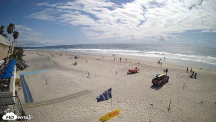 17th St. Del Mar Beach - 4K SW Live Webcam - Apr 26, 2026, 3:19pm PDT