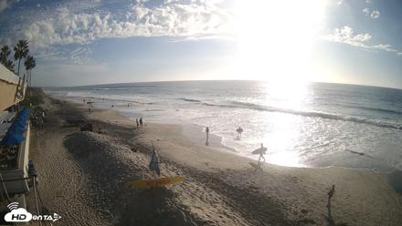 17th St. Del Mar Beach - 4K SW Live Webcam - Oct 20, 2026, 4:20pm PDT
