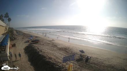 17th St. Del Mar Beach - 4K SW Live Webcam - Oct 1, 2026, 4:14pm PDT