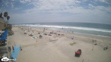 17th St. Del Mar Beach - 4K SW Live Webcam - Jun 23, 2026, 1:44pm PDT