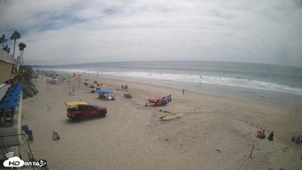 17th St. Del Mar Beach - 4K SW Live Webcam - Aug 14, 2026, 2:10pm PDT