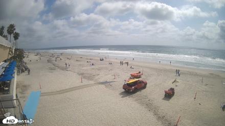 17th St. Del Mar Beach - 4K SW Live Webcam - May 16, 2026, 3:35pm PDT