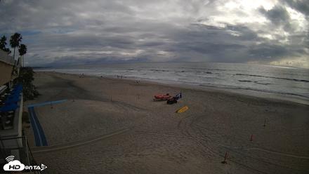 17th St. Del Mar Beach - 4K SW Live Webcam - Apr 12, 2026, 5:12pm PDT