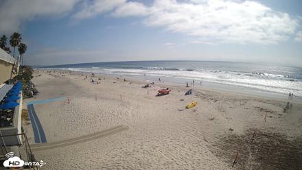 17th St. Del Mar Beach - 4K SW Live Webcam - May 8, 2026, 3:53pm PDT