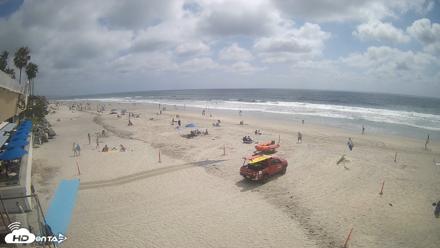 17th St. Del Mar Beach - 4K SW Live Webcam - May 16, 2026, 3:08pm PDT