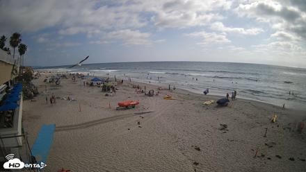 17th St. Del Mar Beach - 4K SW Live Webcam - May 23, 2026, 4:48pm PDT