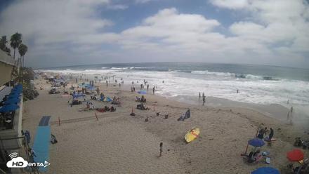 17th St. Del Mar Beach - 4K SW Live Webcam - Jul 8, 2026, 3:02pm PDT