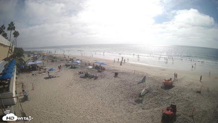 17th St. Del Mar Beach - 4K SW Live Webcam - Sep 26, 2026, 3:36pm PDT