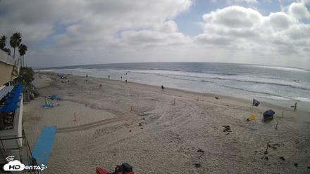 17th St. Del Mar Beach - 4K SW Live Webcam - May 21, 2026, 4:11pm PDT