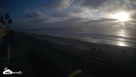 17th St. Del Mar Beach - 4K SW Live Webcam - Sep 30, 2026, 5:57pm PDT