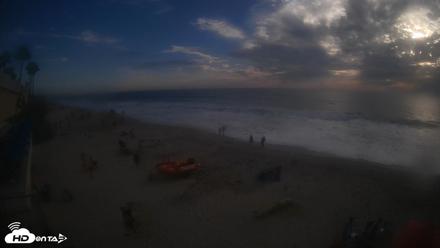 17th St. Del Mar Beach - 4K SW Live Webcam - Sep 7, 2026, 6:07pm PDT