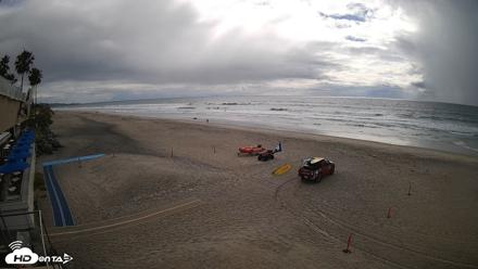 17th St. Del Mar Beach - 4K SW Live Webcam - Apr 12, 2026, 3:46pm PDT
