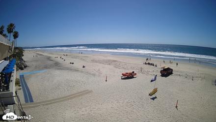 17th St. Del Mar Beach - 4K SW Live Webcam - Apr 14, 2026, 2:31pm PDT