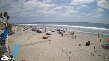 17th St. Del Mar Beach - 4K SW Live Webcam - May 23, 2026, 2:45pm PDT