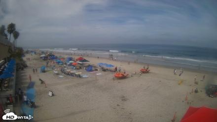 17th St. Del Mar Beach - 4K SW Live Webcam - Jul 4, 2026, 9:51am PDT