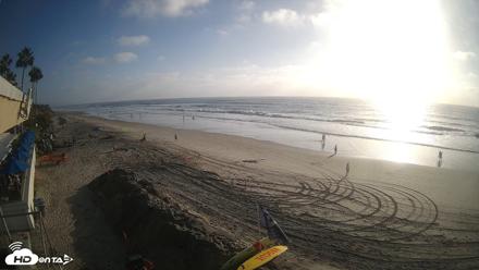 17th St. Del Mar Beach - 4K SW Live Webcam - Sep 30, 2026, 5:13pm PDT