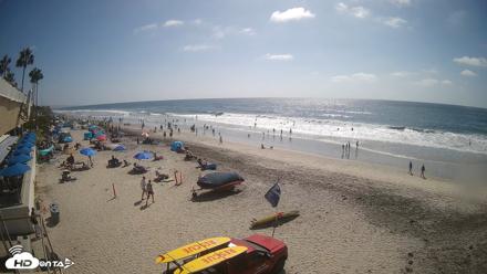 17th St. Del Mar Beach - 4K SW Live Webcam - Sep 13, 2026, 2:59pm PDT