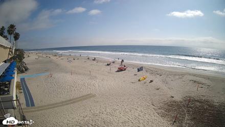 17th St. Del Mar Beach - 4K SW Live Webcam - May 8, 2026, 4:08pm PDT