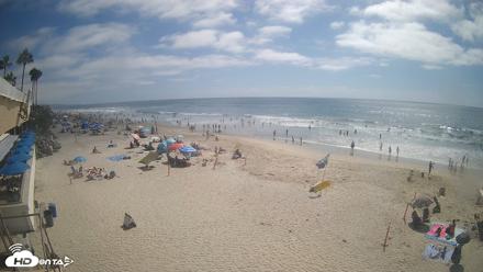 17th St. Del Mar Beach - 4K SW Live Webcam - Aug 16, 2026, 3:22pm PDT