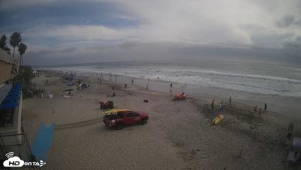 17th St. Del Mar Beach - 4K SW Live Webcam - Jun 6, 2026, 4:48pm PDT