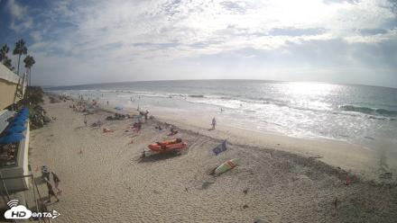 17th St. Del Mar Beach - 4K SW Live Webcam - Sep 20, 2026, 4:01pm PDT