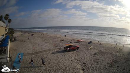 17th St. Del Mar Beach - 4K SW Live Webcam - May 22, 2026, 5:54pm PDT