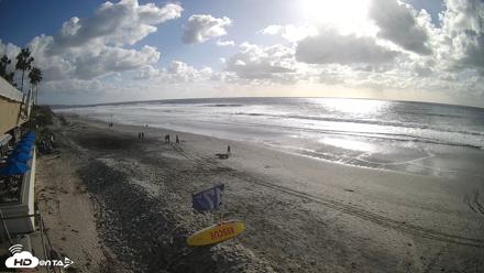 17th St. Del Mar Beach - 4K SW Live Webcam - Oct 12, 2026, 4:13pm PDT