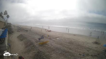 17th St. Del Mar Beach - 4K SW Live Webcam - Oct 7, 2026, 2:29pm PDT