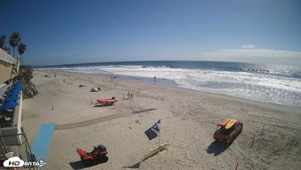 17th St. Del Mar Beach - 4K SW Live Webcam - May 27, 2026, 3:53pm PDT