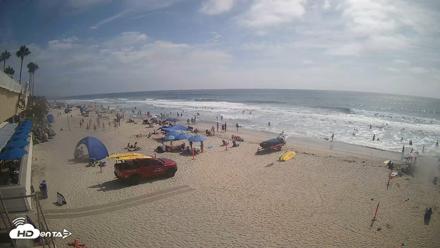 17th St. Del Mar Beach - 4K SW Live Webcam - Jul 24, 2026, 4:00pm PDT