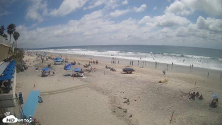 17th St. Del Mar Beach - 4K SW Live Webcam - Jun 30, 2026, 2:41pm PDT