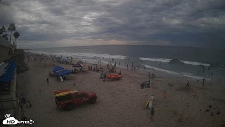 17th St. Del Mar Beach - 4K SW Live Webcam - Sep 6, 2026, 4:09pm PDT