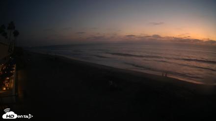 17th St. Del Mar Beach - 4K SW Live Webcam - Sep 24, 2026, 7:08pm PDT