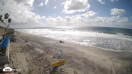 17th St. Del Mar Beach - 4K SW Live Webcam - Oct 12, 2026, 2:24pm PDT
