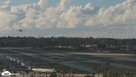 SD Lindbergh Airport & Bay Live Webcam - Oct 22, 2026, 4:27pm PDT