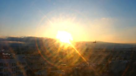 SD Lindbergh Airport & Bay Live Webcam - Jul 13, 2025, 7:35pm PDT