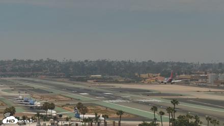 SD Lindbergh Airport & Bay Live Webcam - Jul 20, 2026, 1:23pm PDT