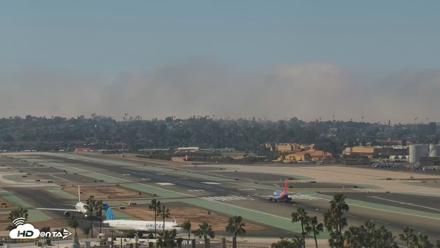 SD Lindbergh Airport & Bay Live Webcam - Oct 7, 2026, 2:28pm PDT