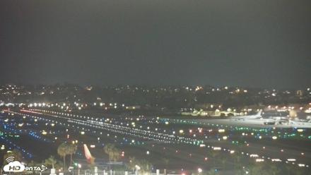 SD Lindbergh Airport & Bay Live Webcam - Jun 24, 2026, 9:17pm PDT