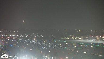 SD Lindbergh Airport & Bay Live Webcam - Sep 30, 2026, 9:17pm PDT