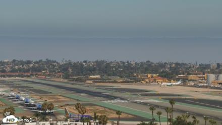 SD Lindbergh Airport & Bay Live Webcam - Jun 26, 2026, 10:26am PDT