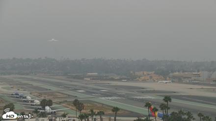 SD Lindbergh Airport & Bay Live Webcam - Jul 31, 2026, 7:10am PDT