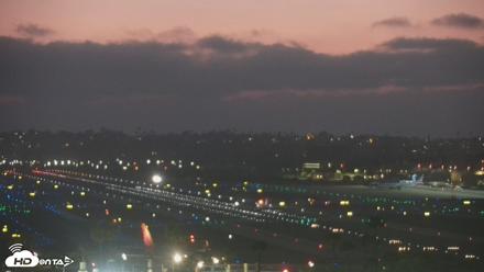 SD Lindbergh Airport & Bay Live Webcam - Jul 28, 2026, 8:28pm PDT