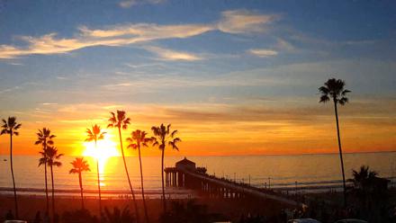 Manhattan Beach Pier Ultra HD Live Webcam - Jan 10, 2026, 5:01pm PST