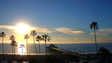 Manhattan Beach Pier Ultra HD Live Webcam - Jan 19, 2026, 4:36pm PST
