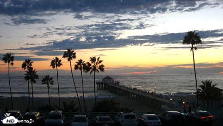 Manhattan Beach Pier Ultra HD Live Webcam - Sep 8, 2026, 7:20pm PDT