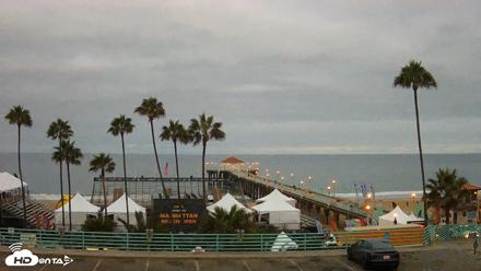 Manhattan Beach Pier Ultra HD Live Webcam - Aug 14, 2026, 6:11am PDT