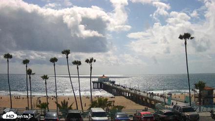 Manhattan Beach Pier Ultra HD Live Webcam - Apr 26, 2026, 3:36pm PDT
