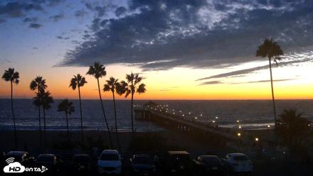 Manhattan Beach Pier Ultra HD Live Webcam - Sep 5, 2026, 7:35pm PDT