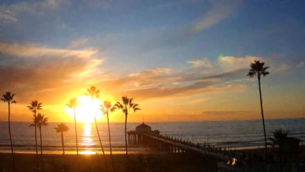 Manhattan Beach Pier Ultra HD Live Webcam - Nov 18, 2025, 4:35pm PST